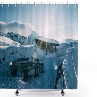 Personality  Benches Shower Curtains