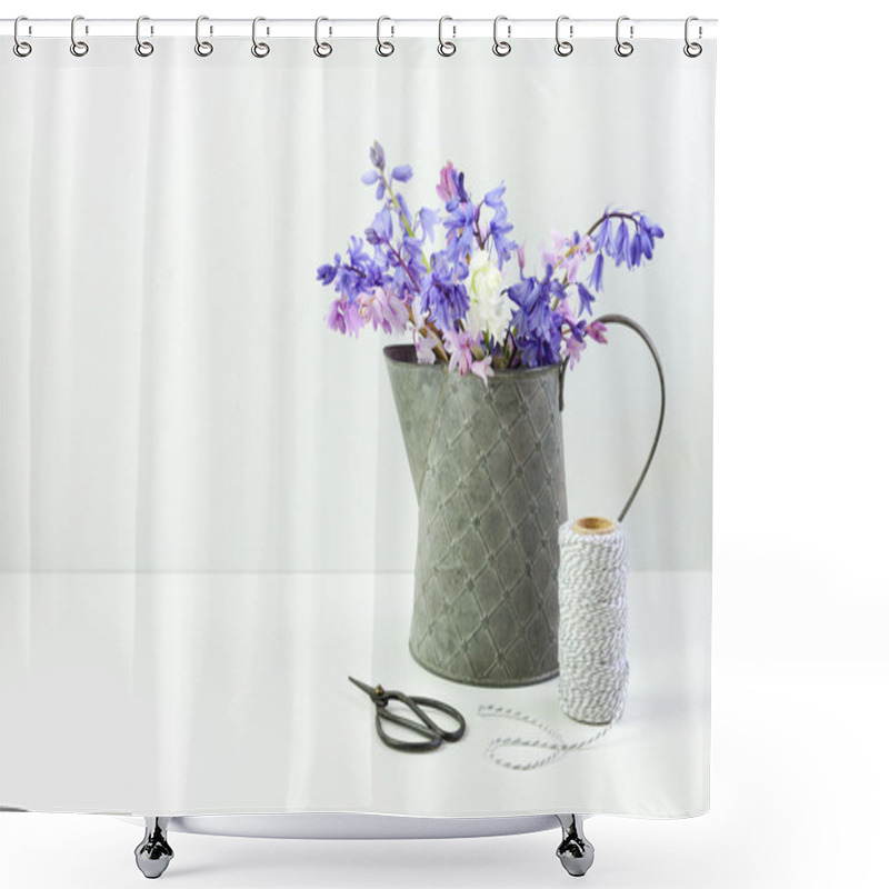 Personality  Styled Stock Floral Image Shower Curtains