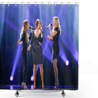 Personality  OG3NE From Netherlands Eurovision 2017 Shower Curtains