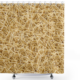 Personality  Hay Seamless Background. Shower Curtains