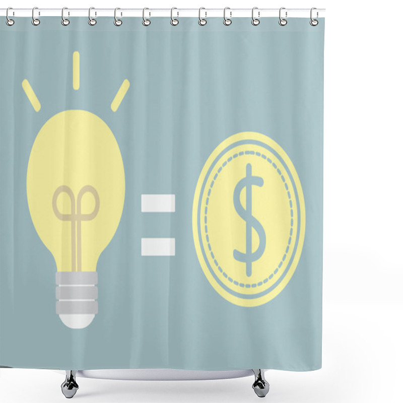 Personality  Good Idea For Money Shower Curtains