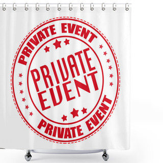 Personality  Private Event Stamp Shower Curtains