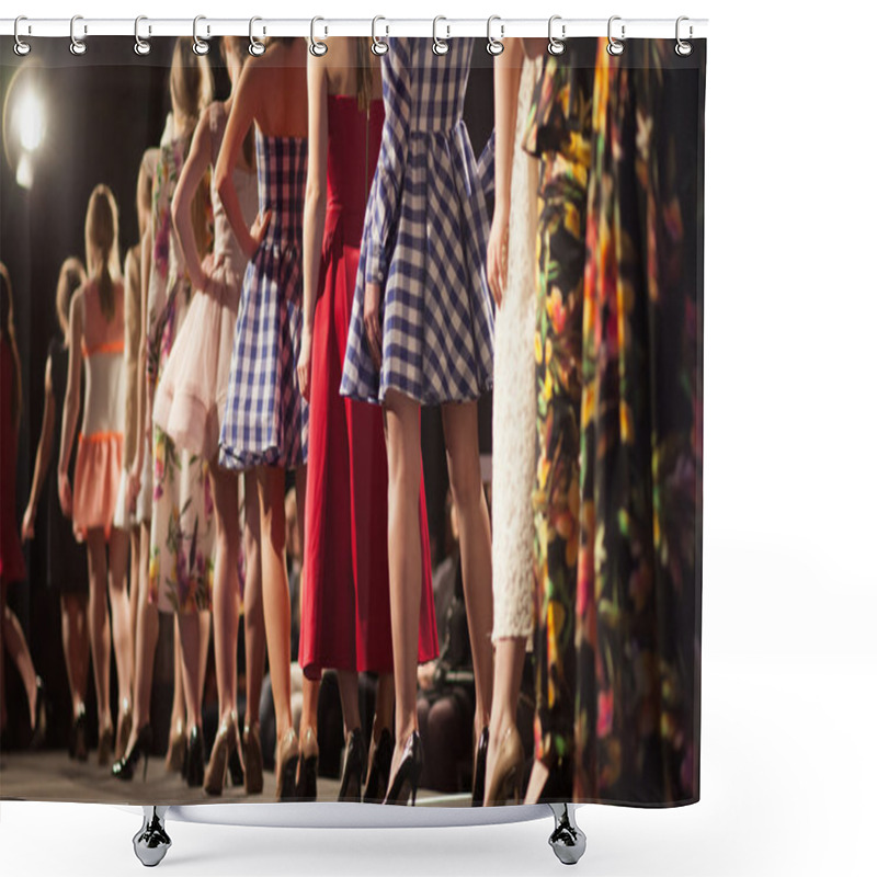 Personality  Fashion Show Shower Curtains