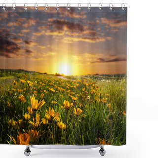 Personality  Sunrise Or Sunset Shower Curtains