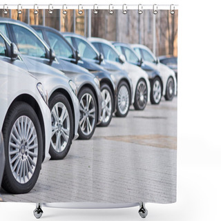 Personality  Old Car In The City Shower Curtains