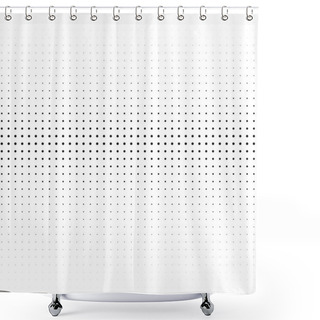 Personality  Abstract Background. Halftone Dots. Grunge Pattern.  Shower Curtains