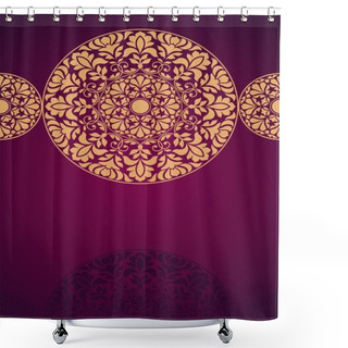 Personality  Floral Indian Pattern. Shower Curtains