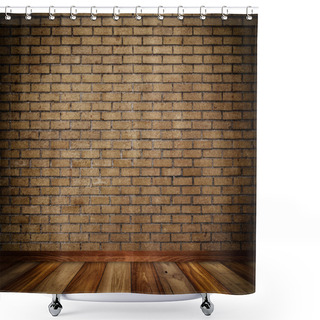 Personality  Brick Wall Background. Shower Curtains