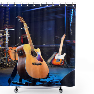Personality  Guitars And Other Musical Equipment Shower Curtains