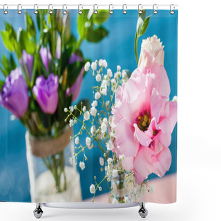 Personality  Wedding Flower Bouquets. Shower Curtains