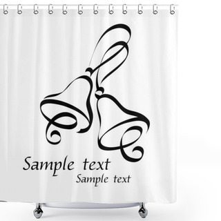 Personality  Vector Bells 1 Shower Curtains