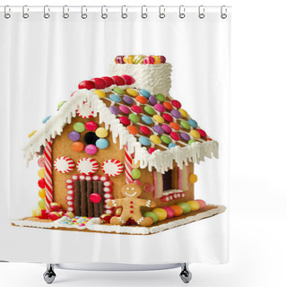 Personality  Gingerbread House Shower Curtains