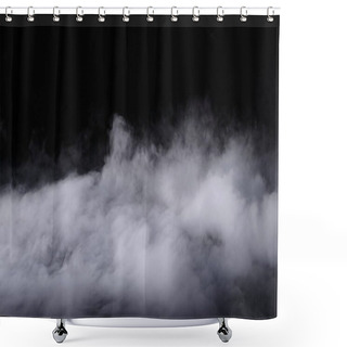 Personality  Realistic Dry Ice Smoke Clouds Fog Shower Curtains