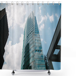 Personality  Modern Skyscrapers Shower Curtains