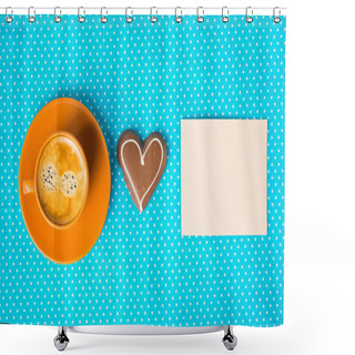 Personality  Have A Nice Day, Good Morning With Cup Of Coffee Shower Curtains