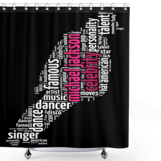 Personality  Celebrity Figure Graphics Shower Curtains