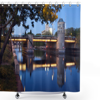 Personality  Bridge On Milwaukee River Shower Curtains