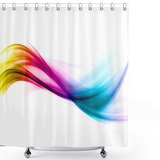 Personality  Rainbow Abstract Shower Curtains