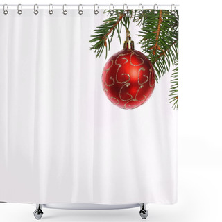 Personality  Christmas Backround Shower Curtains