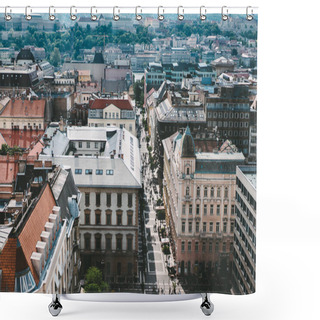 Personality  Buildings Shower Curtains