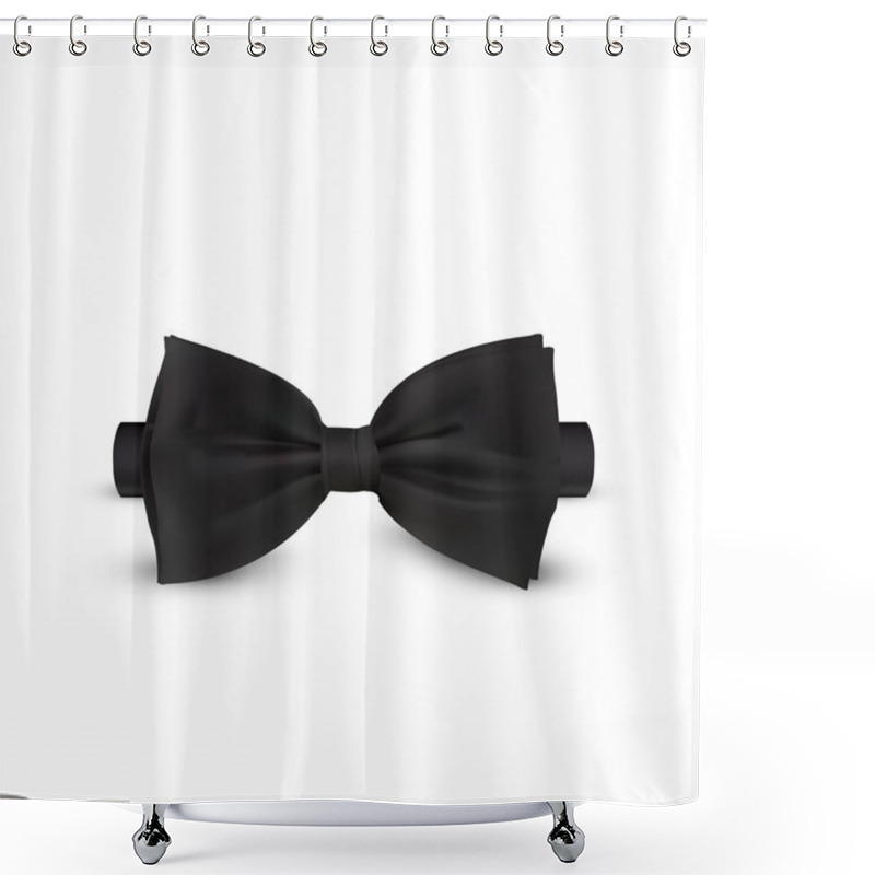 Personality  Bow-tie Isolated On White Background Shower Curtains