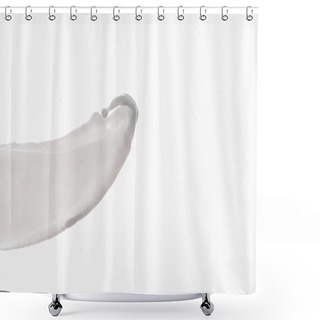 Personality  Pure Fresh White Milk Splash Isolated On White Shower Curtains