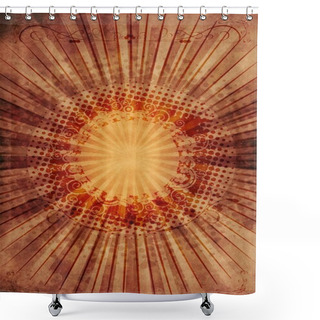 Personality  Old-Fashioned Background Shower Curtains
