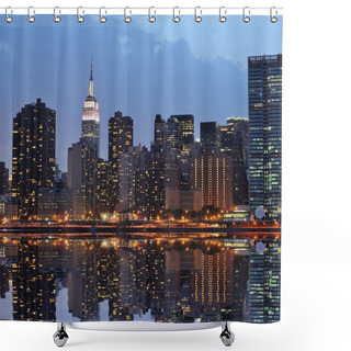 Personality  Midtown Manhattan Skyline Shower Curtains