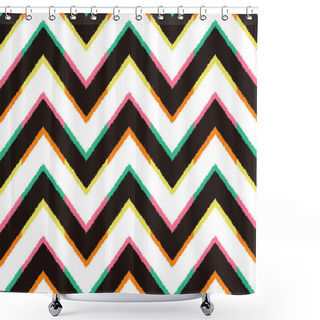 Personality  Chevron Pattern Shower Curtains