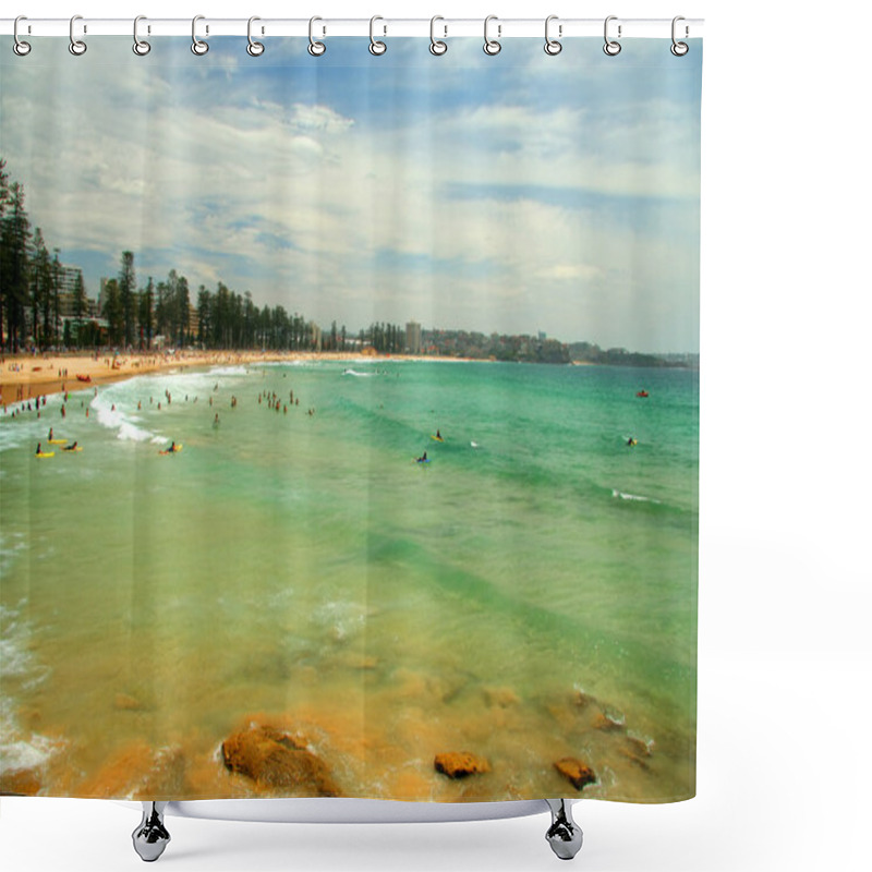 Personality  Sydney Manly Beach Shower Curtains