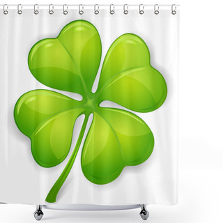 Personality  Vector Clover Shower Curtains