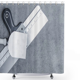 Personality  Drywall Patching Tools Shower Curtains