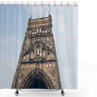 Personality  Bridge Tower Of The Famous Charles Bridge In Prague, Czech Republic Shower Curtains