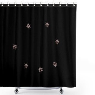 Personality  Dancing Figures In A Circle Shower Curtains