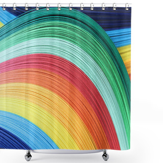 Personality  Colored Stripes Shower Curtains