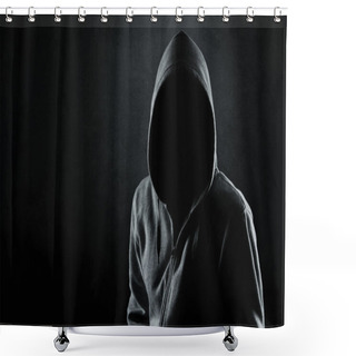 Personality  Man In The Hood Shower Curtains