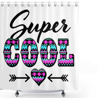 Personality  Print For T-shirts Shower Curtains