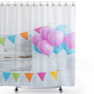 Personality  Balloons Shower Curtains