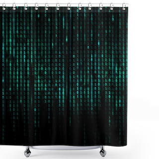 Personality  Matrix Conceptual Background Shower Curtains