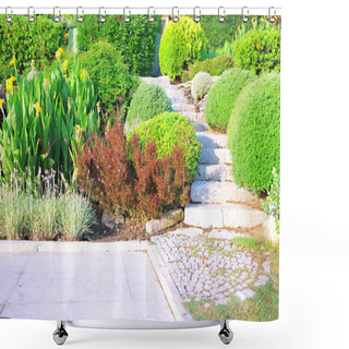 Personality  Landscaping In The Garden Shower Curtains