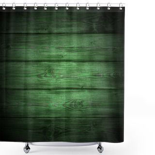 Personality  Dark Wood Texture Shower Curtains