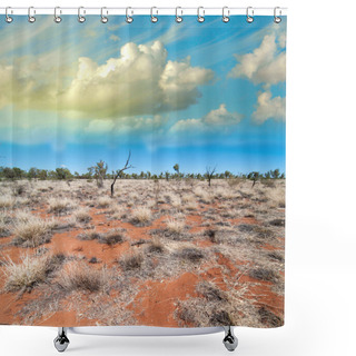 Personality  Australia, Outback Landscape. Shower Curtains