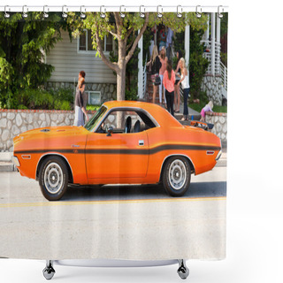 Personality  Dodge Challenger Shower Curtains