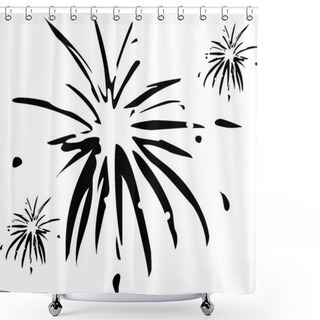Personality  Creative Symbol Collection, Copy Space Shower Curtains