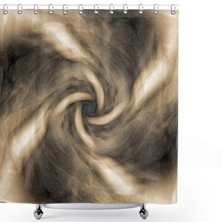 Personality  Abstract Spiral Background Shower Curtains