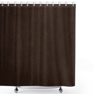 Personality  Brown Leather Shower Curtains