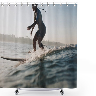 Personality  Wave Shower Curtains