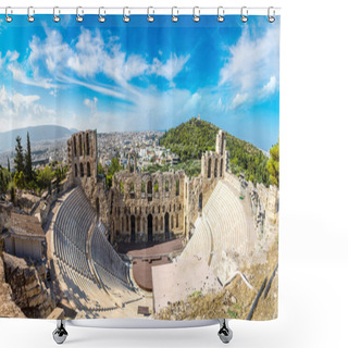 Personality  Ancient Theater In Greece, Athnes Shower Curtains