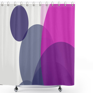 Personality  Minimal Abstract Background Pattern Shower Curtains