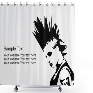 Personality  Punker Shower Curtains